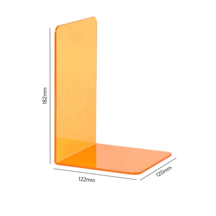 Lisslune | ElegantStack - Clear Acrylic Bookends Organizer