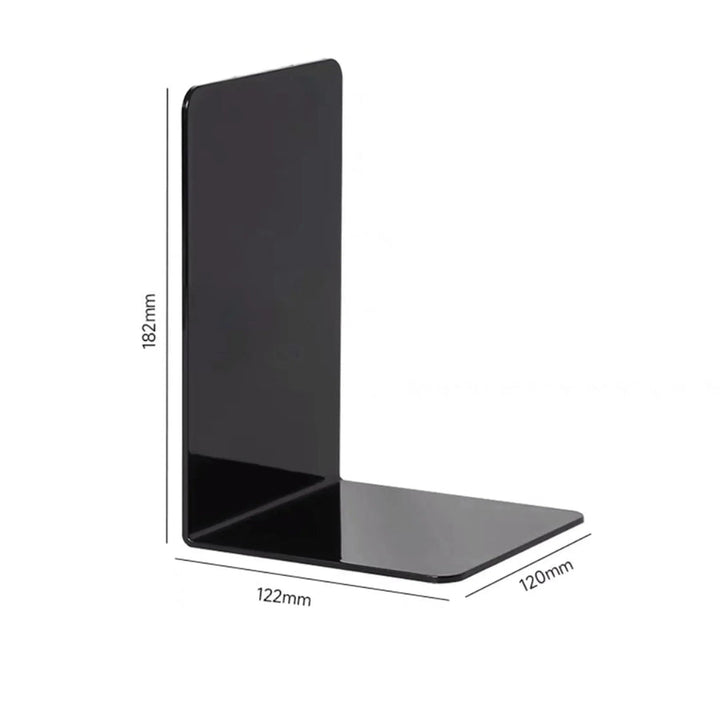 Lisslune | ElegantStack - Clear Acrylic Bookends Organizer