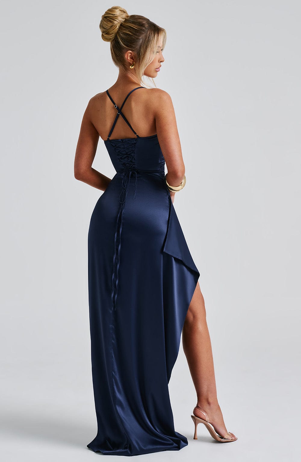 Lisslune | Navy Blue Maxi Dress