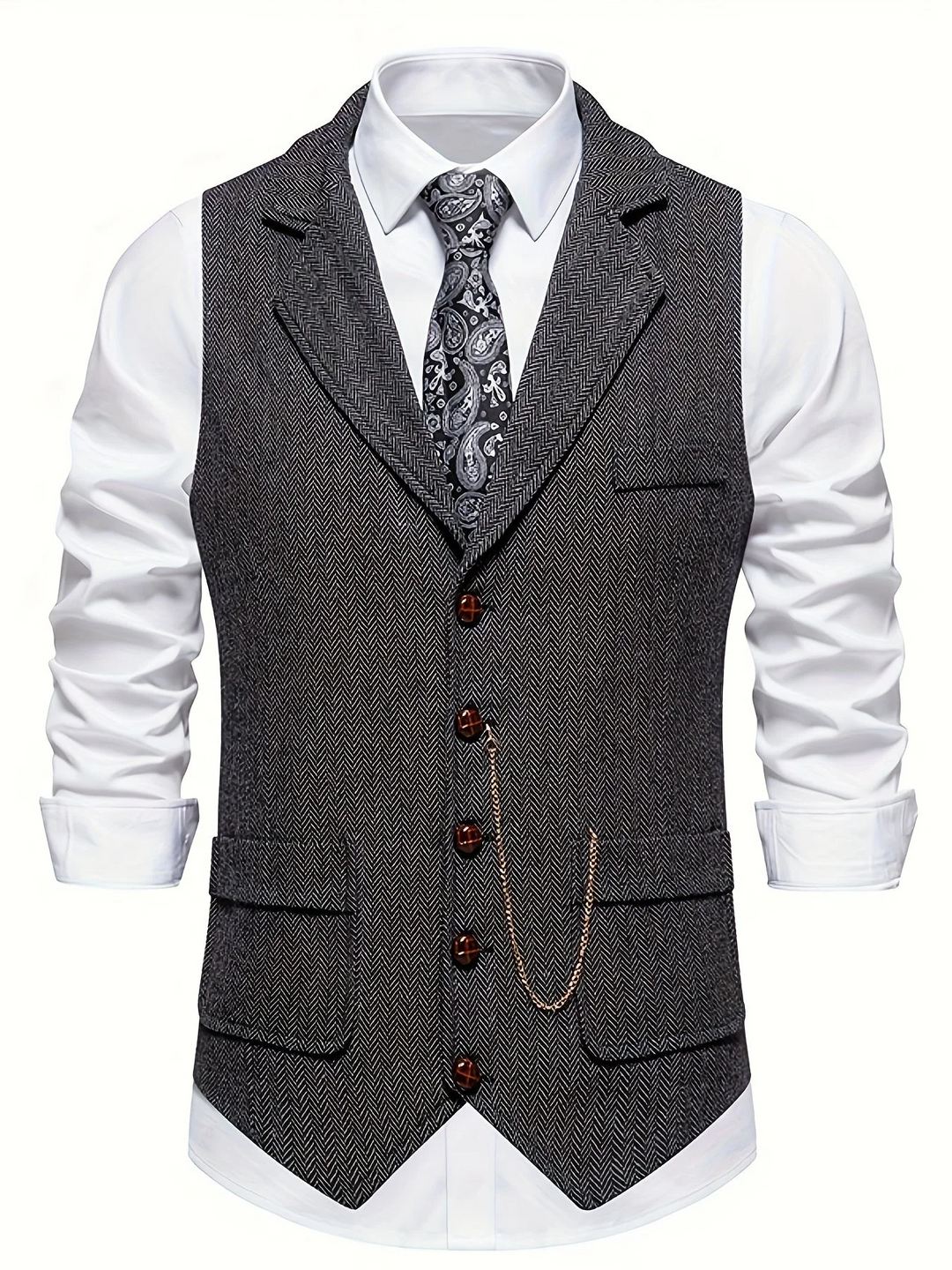 Lisslune | Men's Suit Vest Sleeveless
