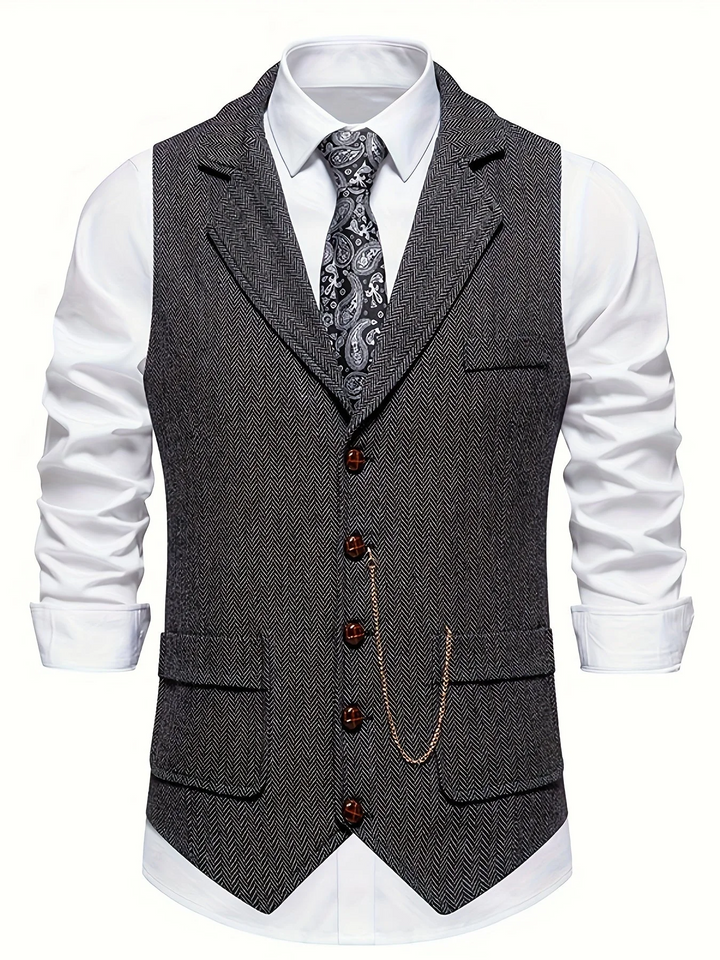 Lisslune | Men's Suit Vest Sleeveless