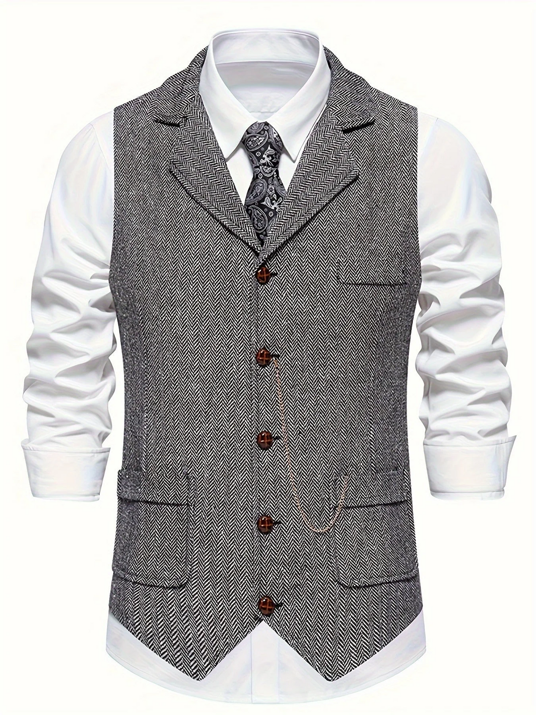 Lisslune | Men's Suit Vest Sleeveless