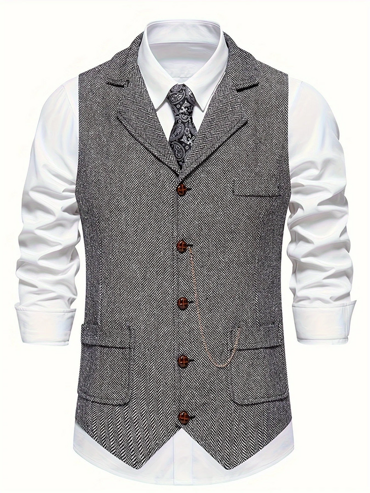 Lisslune | Men's Suit Vest Sleeveless