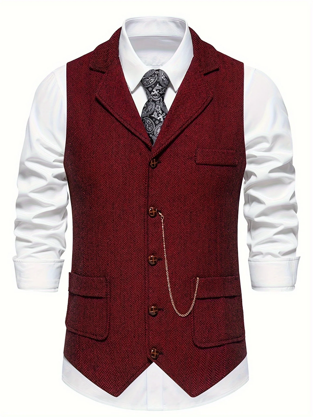Lisslune | Men's Suit Vest Sleeveless