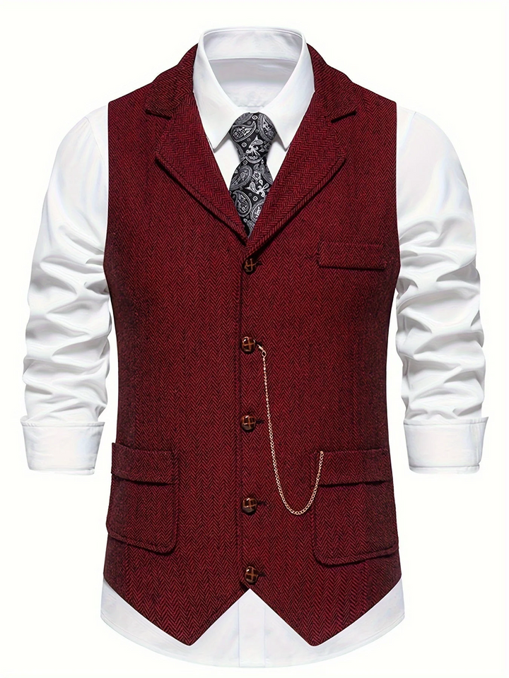 Lisslune | Men's Suit Vest Sleeveless