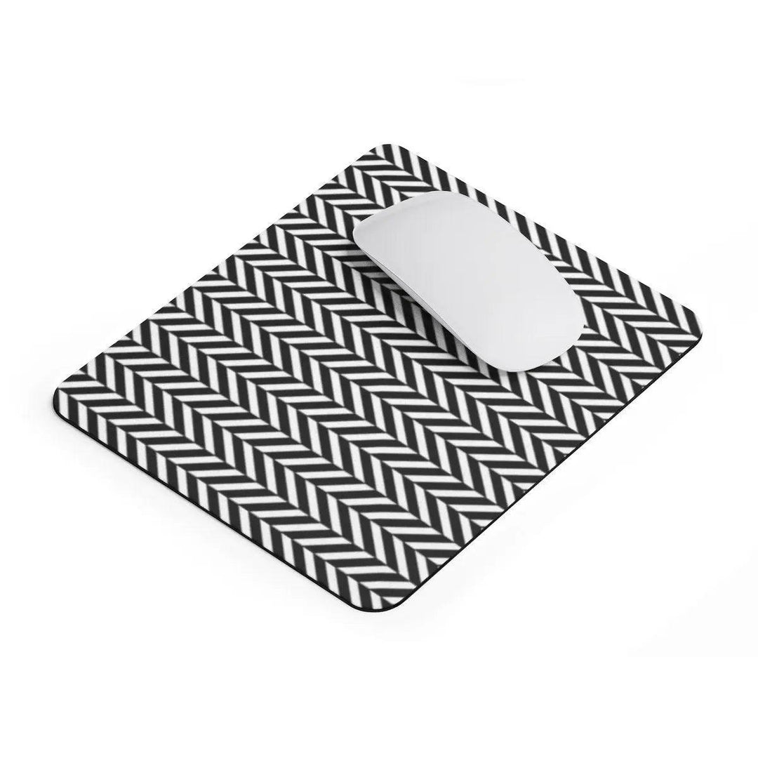 Lisslune | Elegant Herringbone Mouse Pad for a Stylish Workspace Upgrade