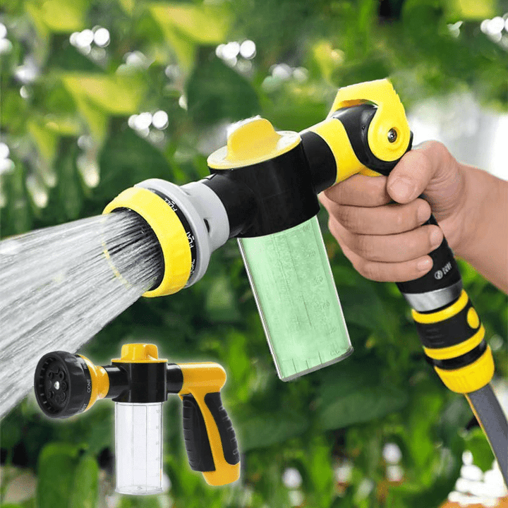 Lisslune | CleanStream 8X – 8-Mode Spray Head with Integrated Soap Mixer