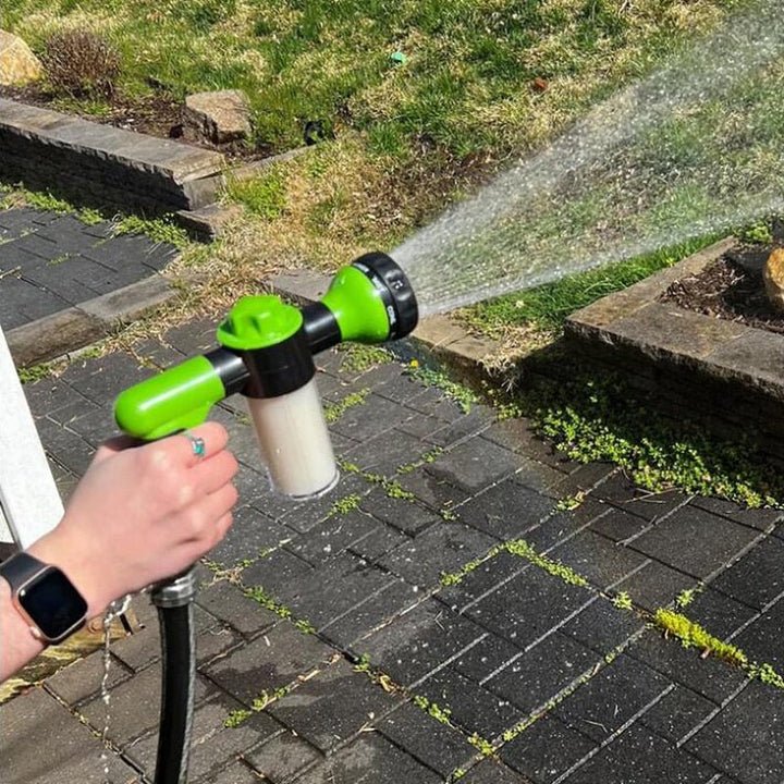Lisslune | CleanStream 8X – 8-Mode Spray Head with Integrated Soap Mixer