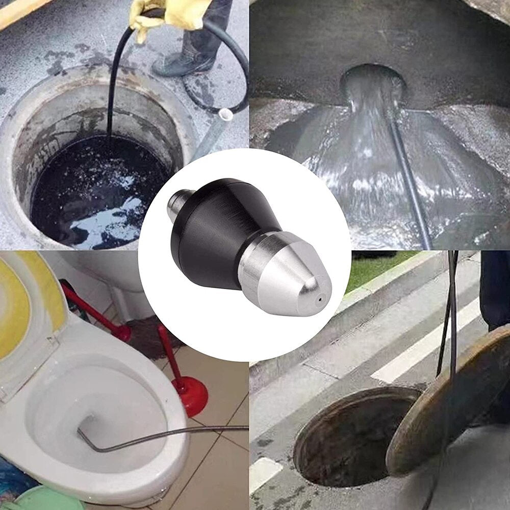 Lisslune | PipeClear Turbo – Powerful Jet Nozzle for Fast Blockage Removal