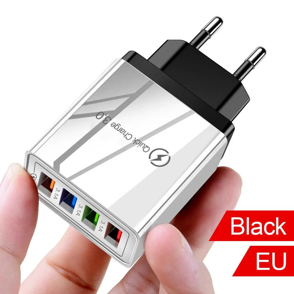 Lisslune | Fast Charge USB Wall Adapter for iPhone, Samsung, Xiaomi and Huawei - Maximize Your Charging Speed