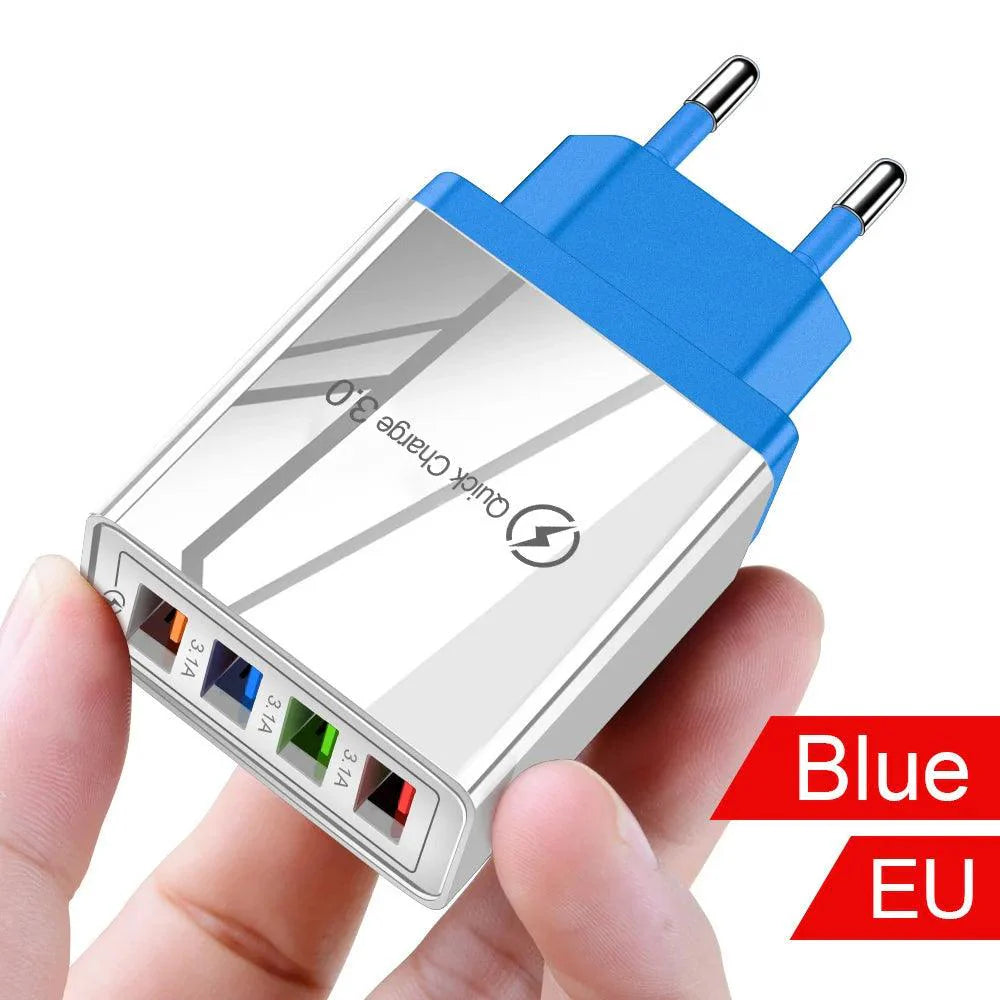 Lisslune | Fast Charge USB Wall Adapter for iPhone, Samsung, Xiaomi and Huawei - Maximize Your Charging Speed