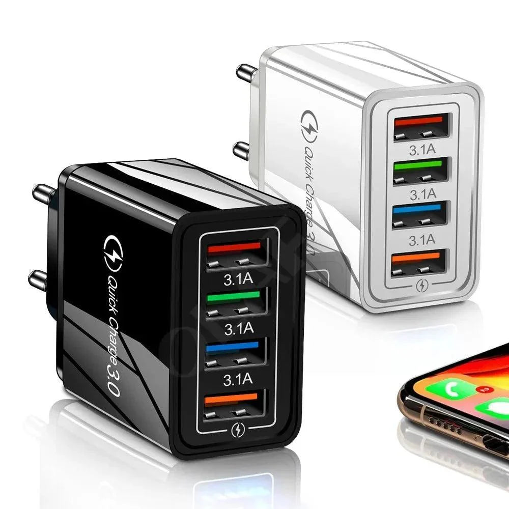Lisslune | Fast Charge USB Wall Adapter for iPhone, Samsung, Xiaomi and Huawei - Maximize Your Charging Speed