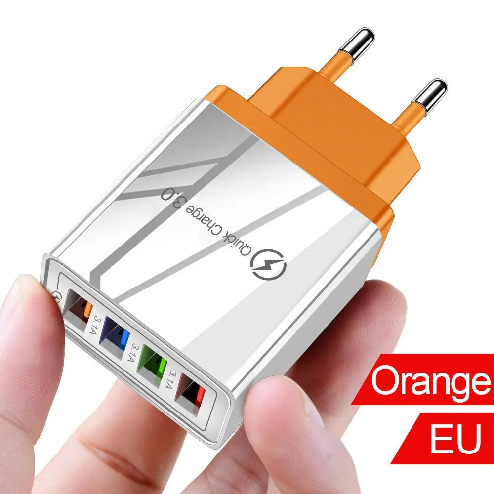 Lisslune | Fast Charge USB Wall Adapter for iPhone, Samsung, Xiaomi and Huawei - Maximize Your Charging Speed