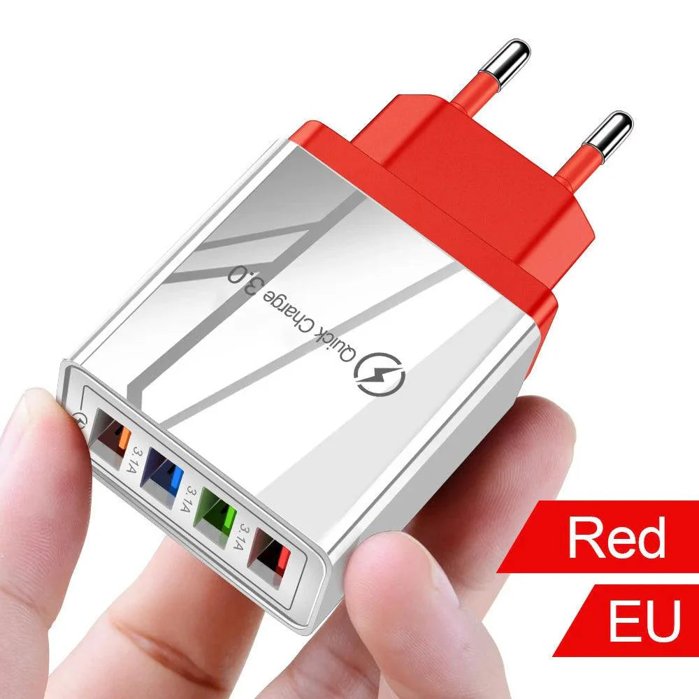 Lisslune | Fast Charge USB Wall Adapter for iPhone, Samsung, Xiaomi and Huawei - Maximize Your Charging Speed
