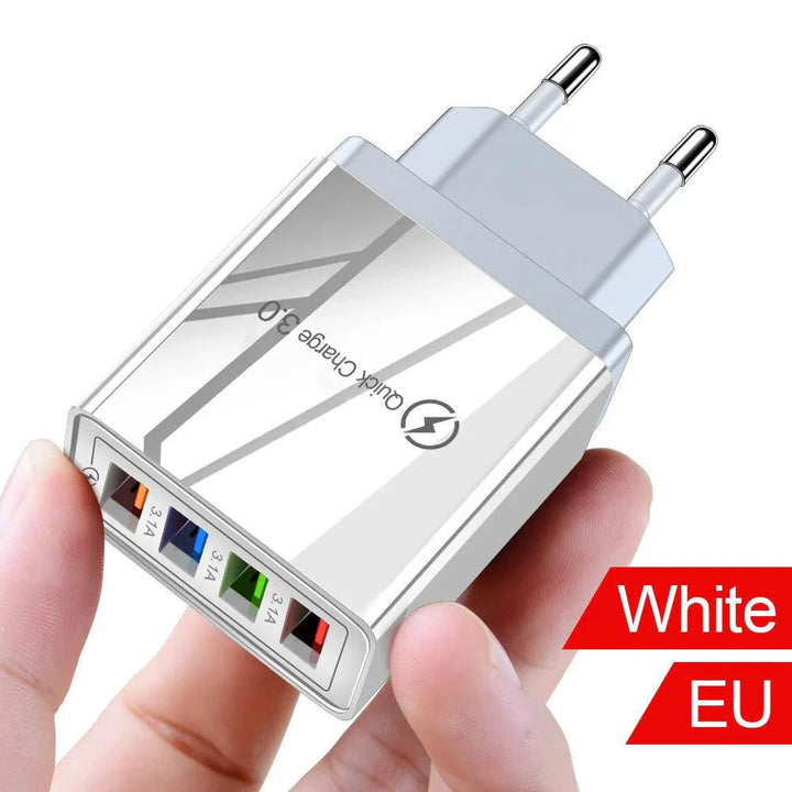 Lisslune | Fast Charge USB Wall Adapter for iPhone, Samsung, Xiaomi and Huawei - Maximize Your Charging Speed