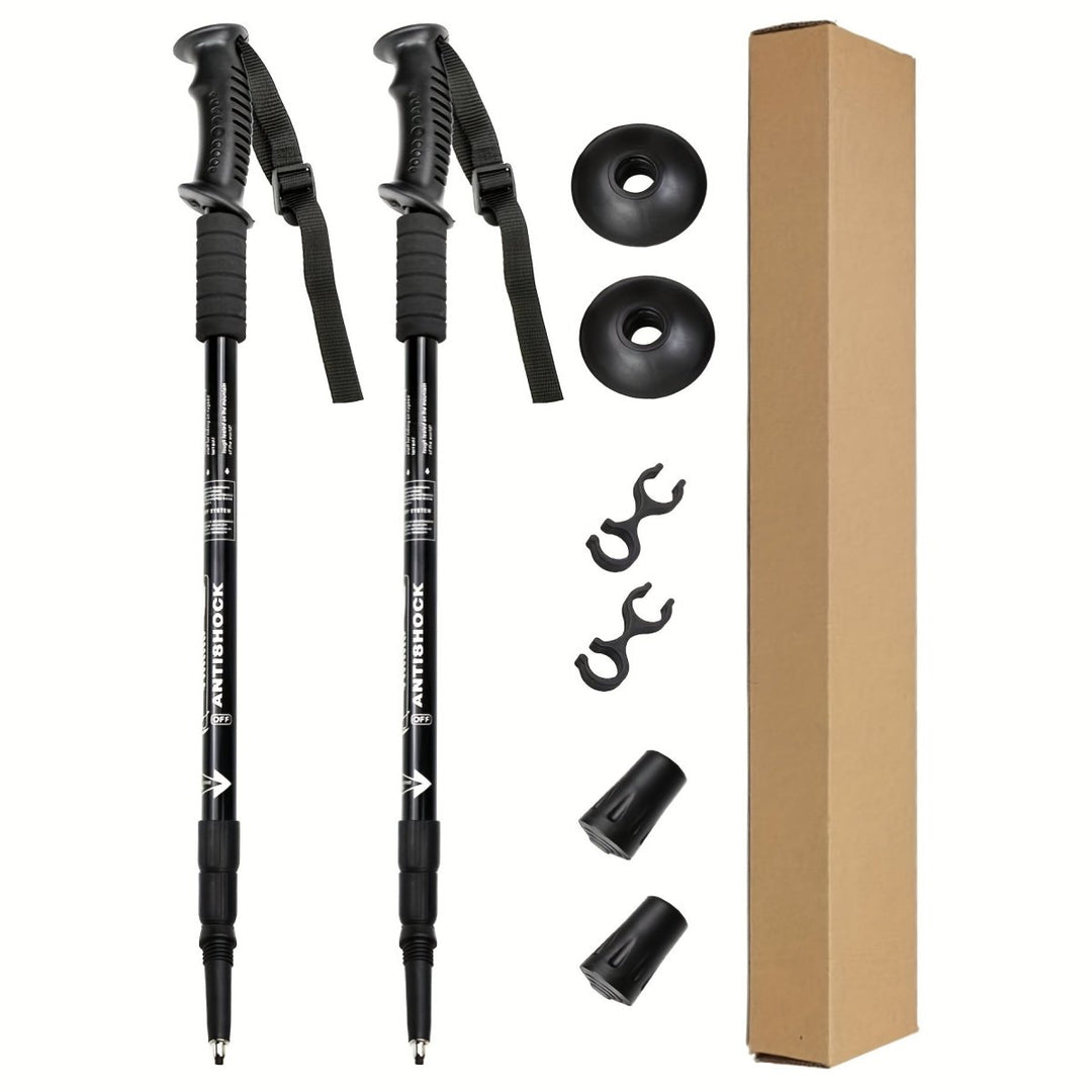 Lisslune | HIKEMASTER PRO – Lightweight Adjustable Trekking Poles for Outdoor Adventures