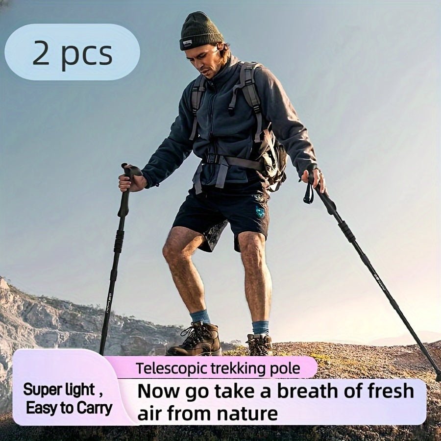 Lisslune | HIKEMASTER PRO – Lightweight Adjustable Trekking Poles for Outdoor Adventures