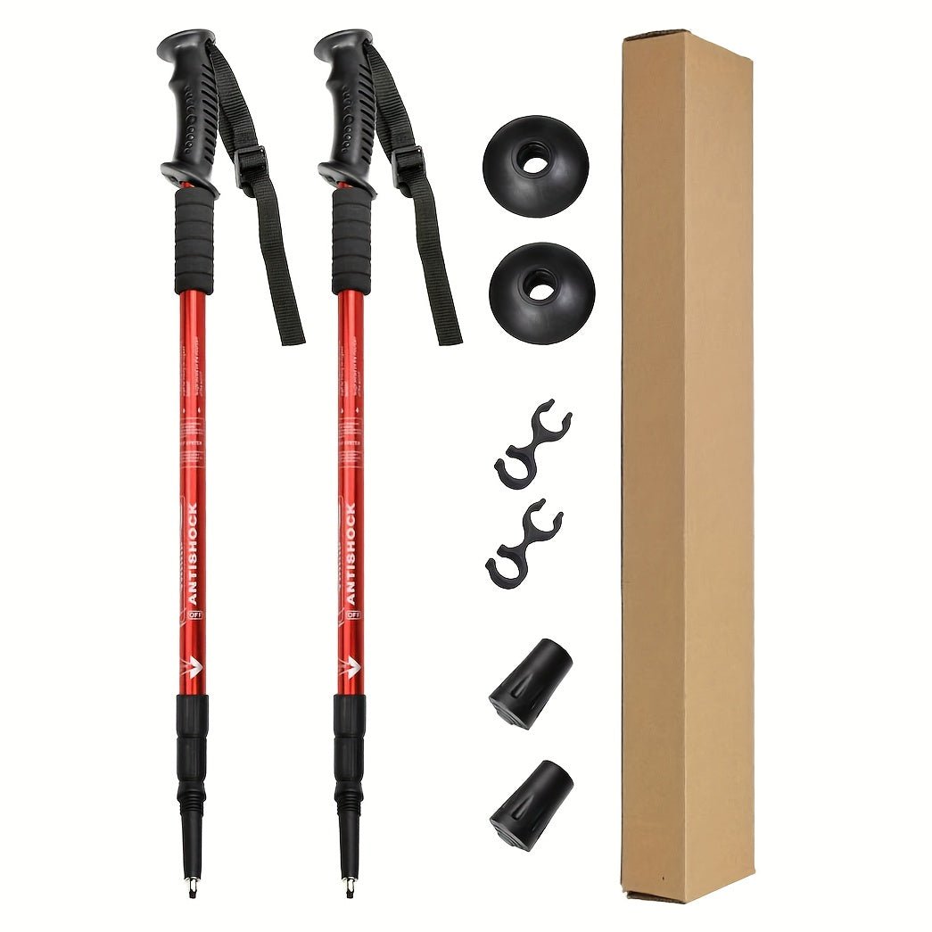 Lisslune | HIKEMASTER PRO – Lightweight Adjustable Trekking Poles for Outdoor Adventures