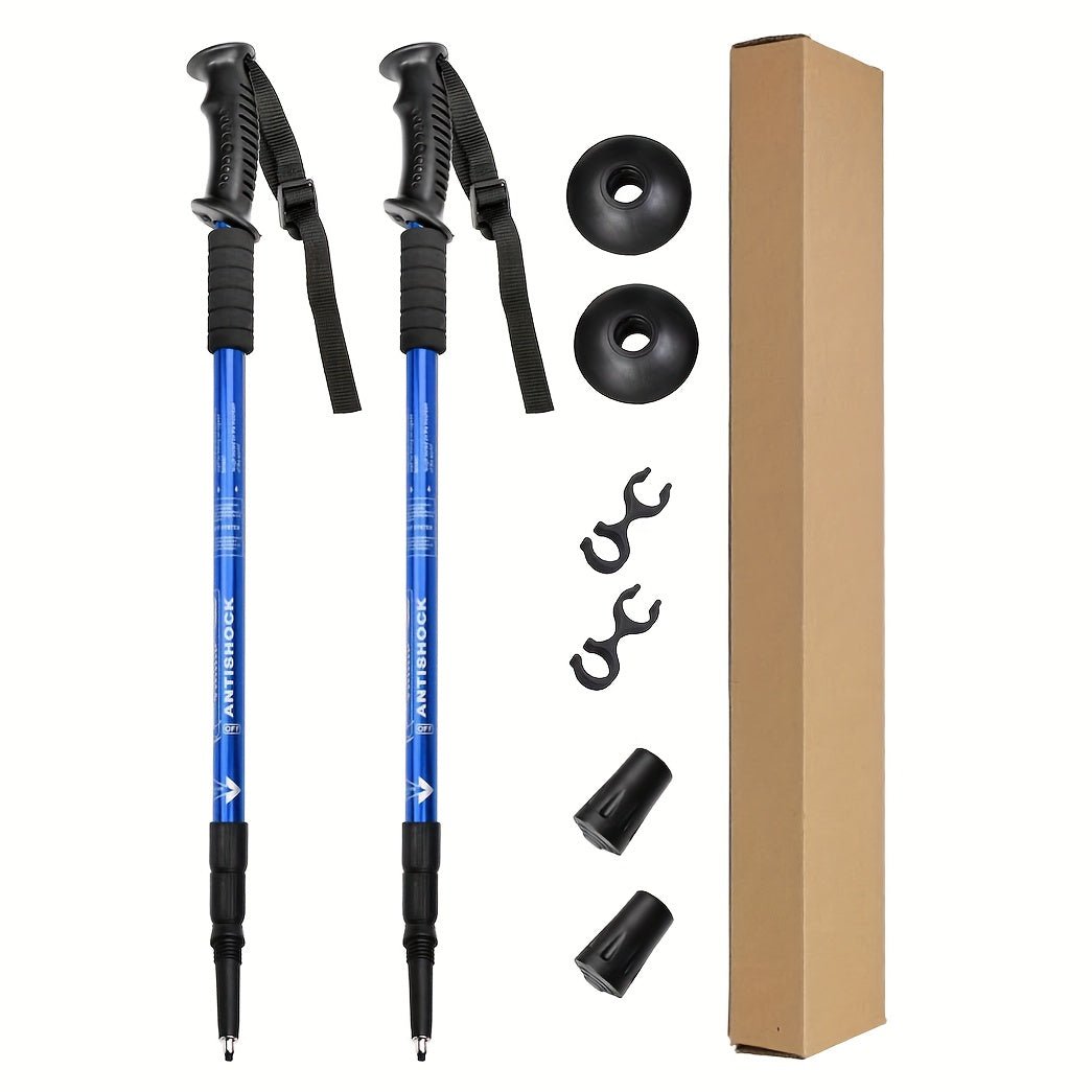 Lisslune | HIKEMASTER PRO – Lightweight Adjustable Trekking Poles for Outdoor Adventures