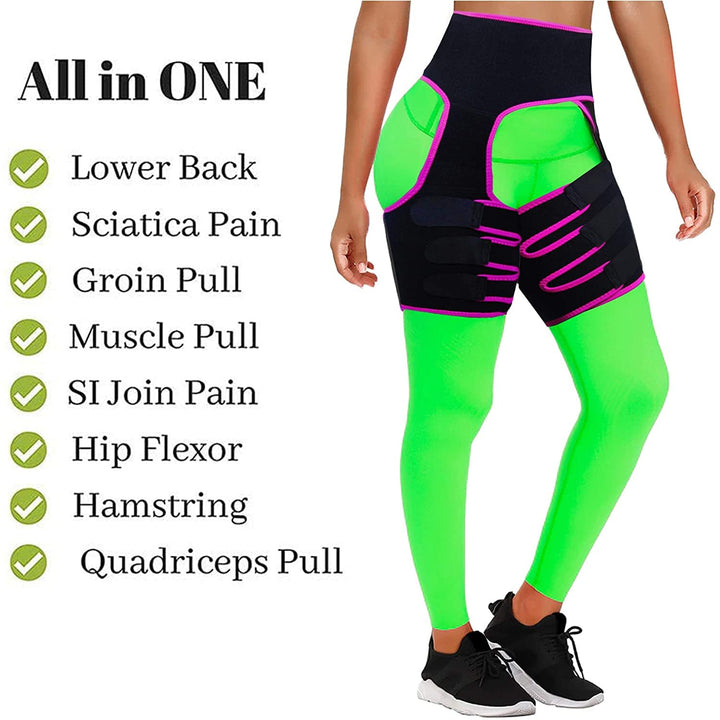Lisslune | Hip and Thigh Support Band for Pain Relief - FlexiSupport