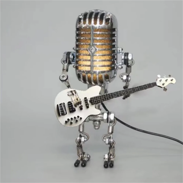 Lisslune | Dimmable Robot Table Lamp with Guitar Design