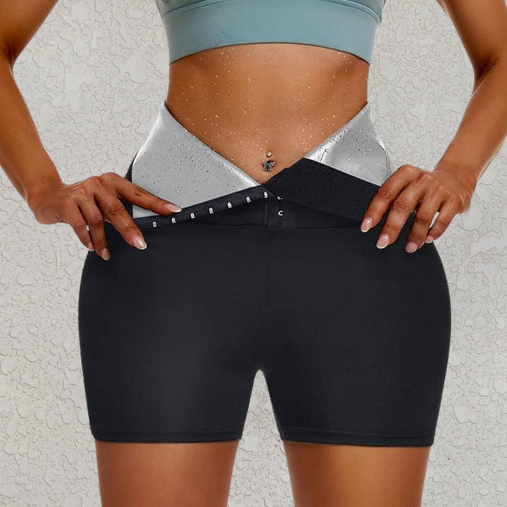 Lisslune | SweatFit Waist Shaper – High Waist Sauna Legging with Waist Trainer for Women