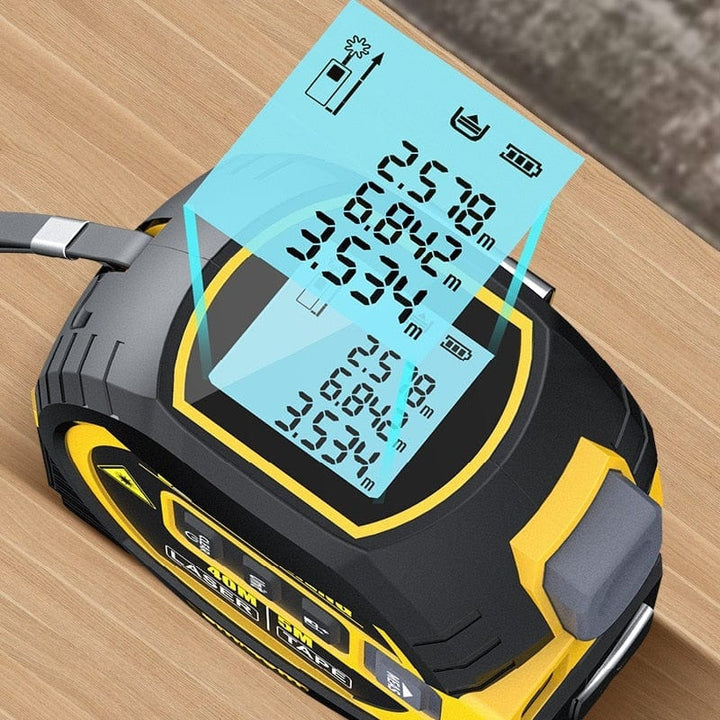 Lisslune | PrecisionPro – Precise 2-in-1 versatile digital laser and tape measure