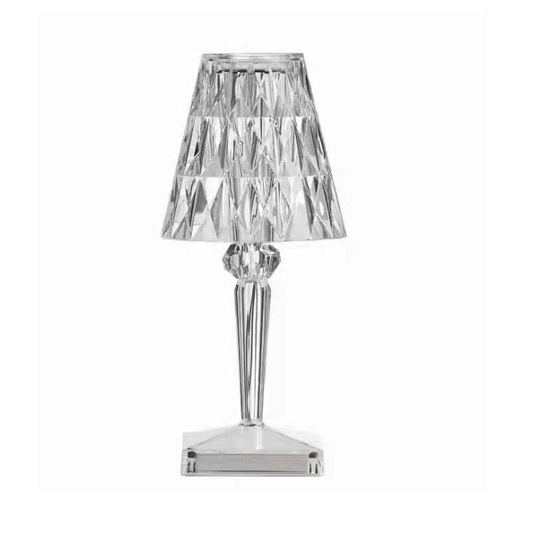 Lisslune | CrystaLamp - LED Table Lamp made of Diamond Crystal