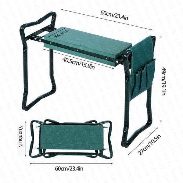Lisslune | Gardener's bench - Folding ergonomic kneeling bench