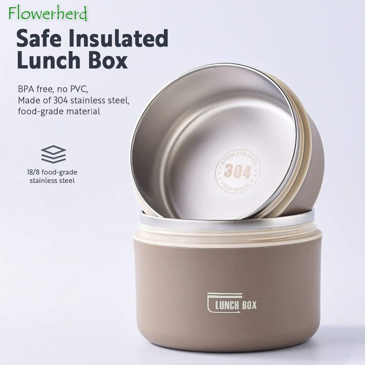 Lisslune | Thermo-insulated lunch box containers made of stainless steel