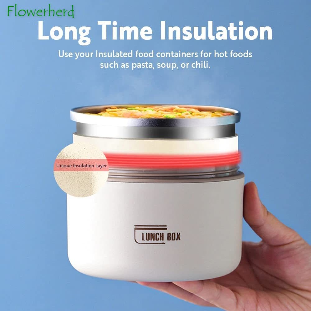 Lisslune | Thermo-insulated lunch box containers made of stainless steel
