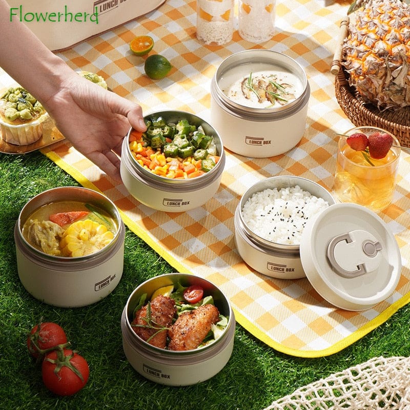 Lisslune | Thermo-insulated lunch box containers made of stainless steel