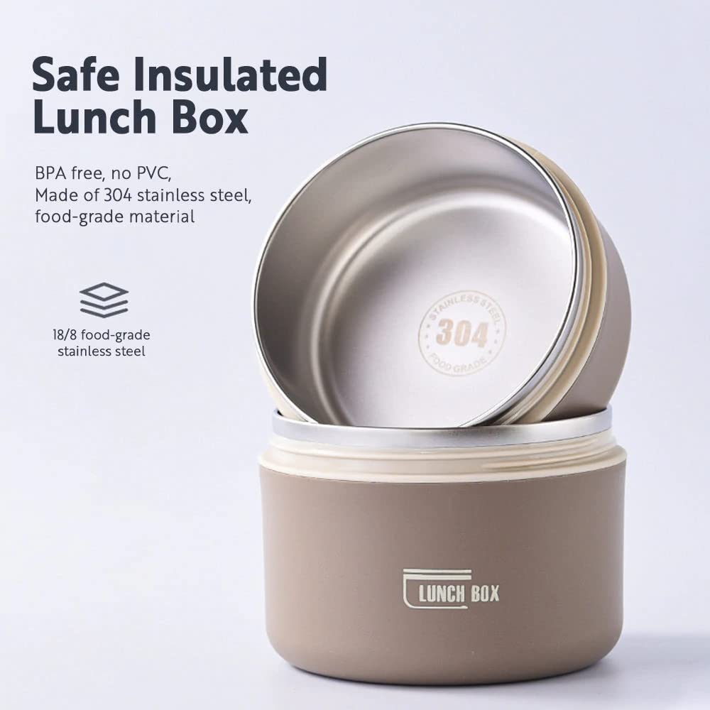 Lisslune | Thermo-insulated lunch box containers made of stainless steel