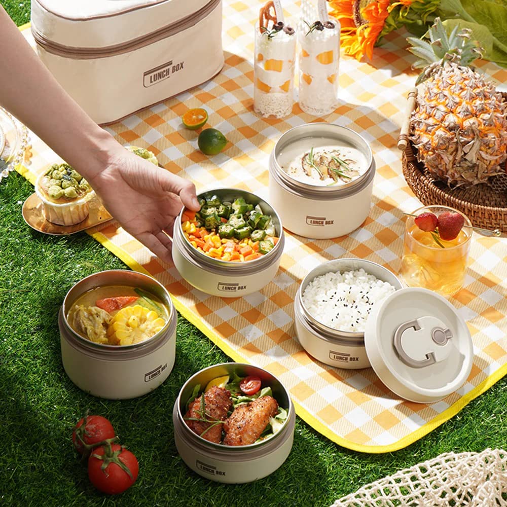 Lisslune | Thermo-insulated lunch box containers made of stainless steel