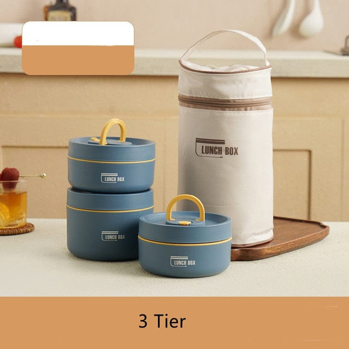 Lisslune | Thermo-insulated lunch box containers made of stainless steel
