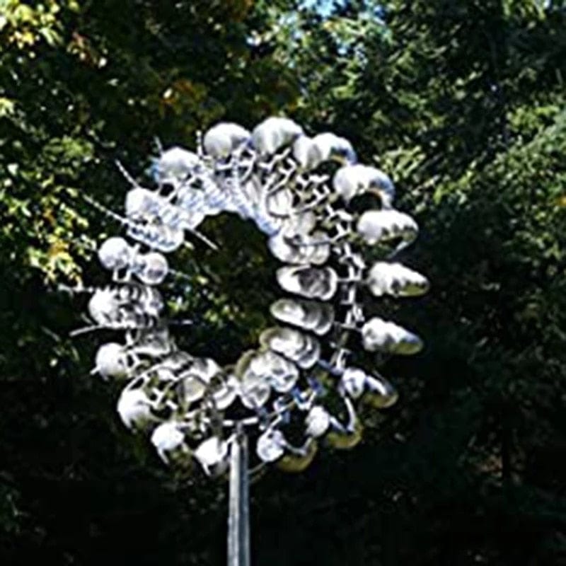 Lisslune | Unique and magical windmill made of metal | Magical kinetic metal sculpture