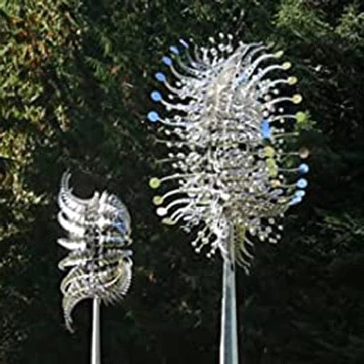 Lisslune | Unique and magical windmill made of metal | Magical kinetic metal sculpture