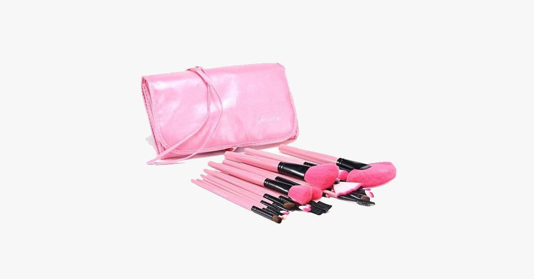 Lisslune | 24-piece Pink Glory Brush Set