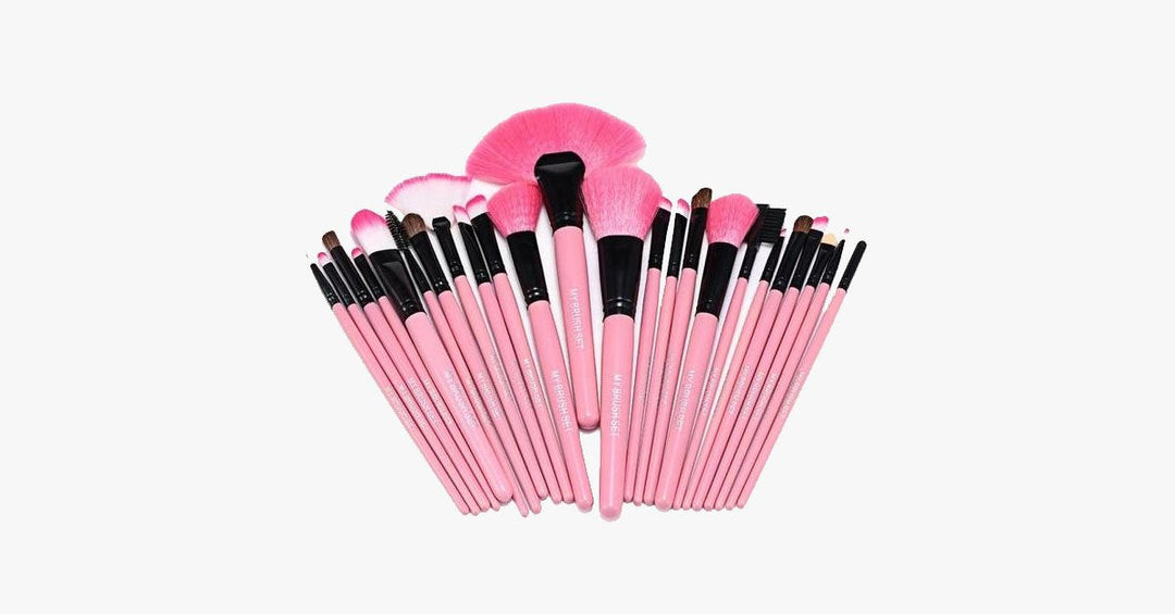 Lisslune | 24-piece Pink Glory Brush Set