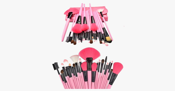 Lisslune | 24-piece Pink Glory Brush Set