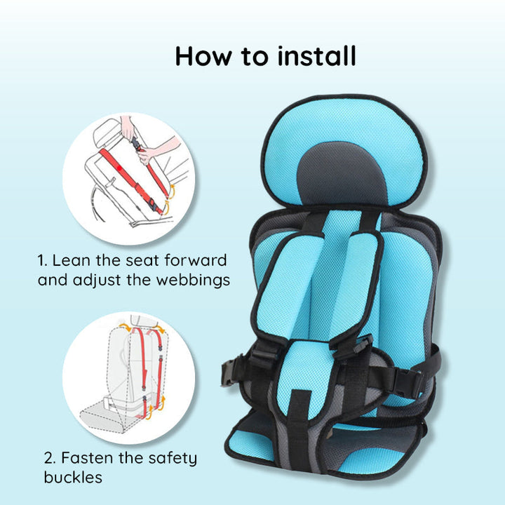Lisslune | Wearable Child Protection Car Cushion Seat (0–12 years)