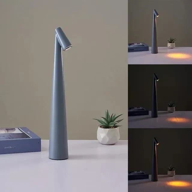 Lisslune | LumiLux Portable Touch LED Lamp – Rechargeable, Dimmable and Slim Design
