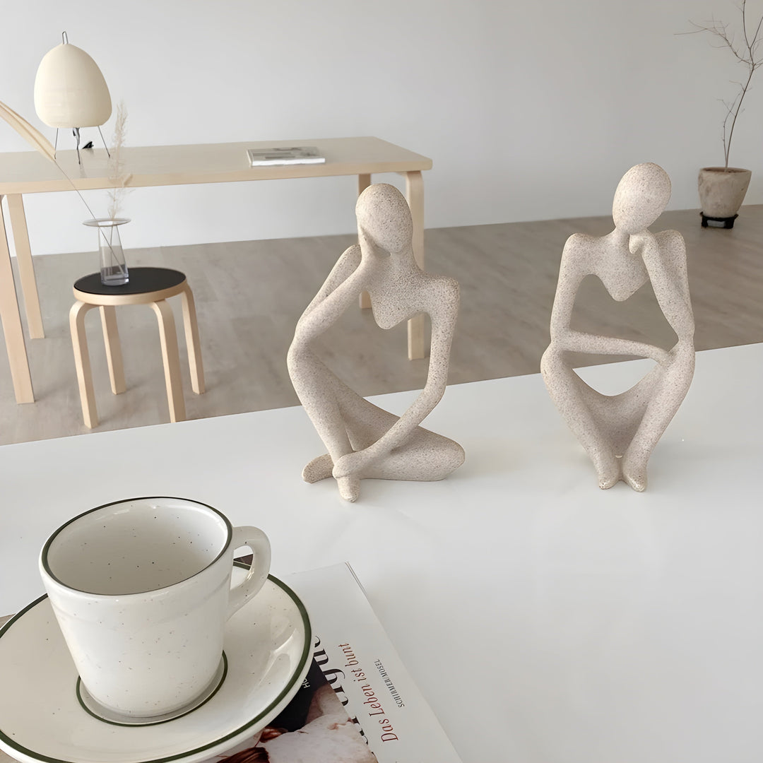 Lisslune | Abstract Thinker Sculpture Home Decor