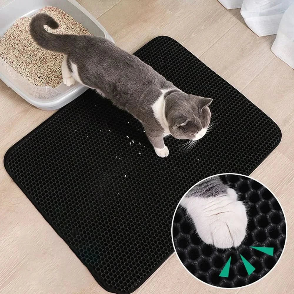 Lisslune | CATGUARD MAT – Non-slip cat litter mat with waterproof protection for a clean home