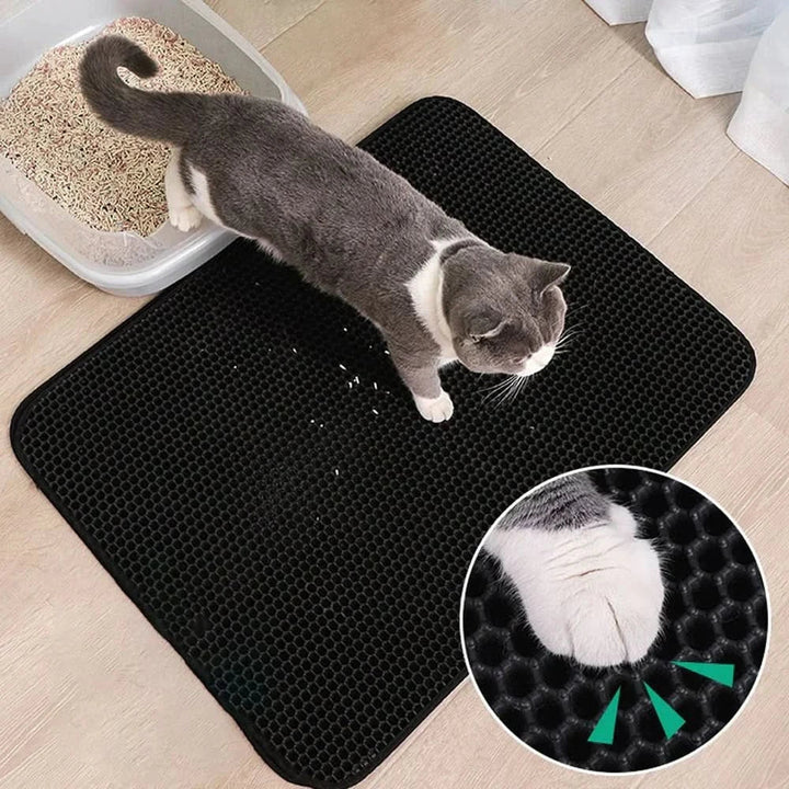 Lisslune | CATGUARD MAT – Non-slip cat litter mat with waterproof protection for a clean home