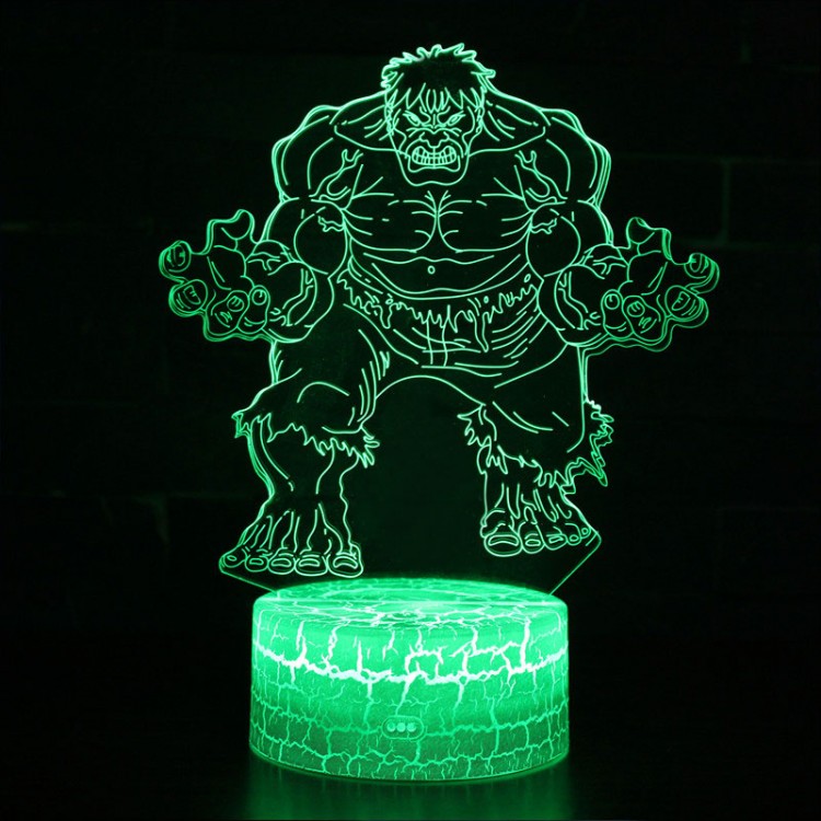 Lisslune | 3D Lamp Marvel Hulk