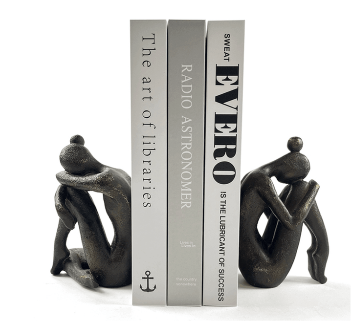 Lisslune | Human-shaped resin bookends set