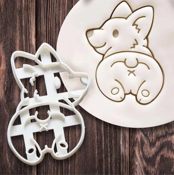 Lisslune | Cookie Cutter "Dog from Behind"