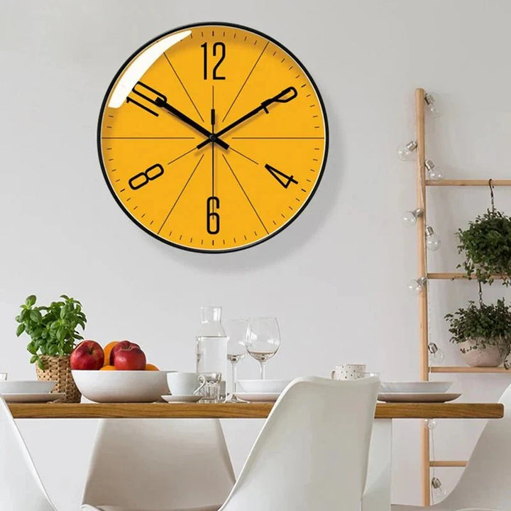 Lisslune | HUSKLOK – Silent Nordic Wall Clock with Minimalist Design