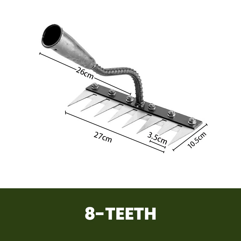 Lisslune | Garden Rake Expert – Versatile Hand Rake made of Carbon Steel for Precision Work